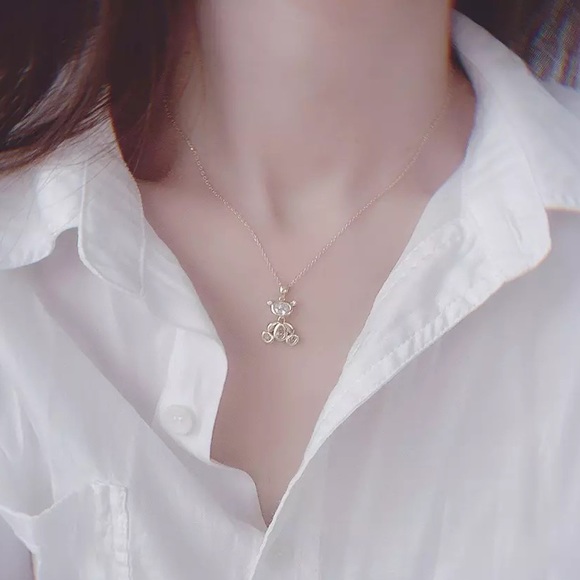 Jewelry - 14k Gold Plated Bear Pendant